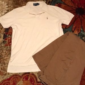Men’s Medium Cream Polo by Ralph Lauren